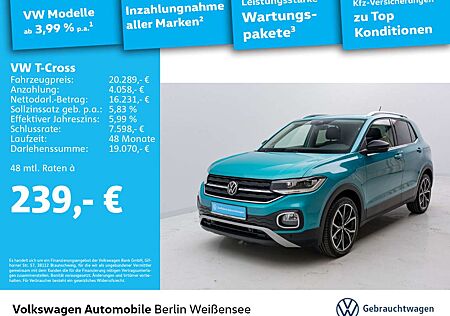 VW T-Cross Volkswagen Style 1.0 TSI*DSG*NAV*LED*PDC*AMBI*SHZ*
