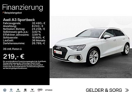 Audi A3 30 TDI advanced Virtual*Sound*SHZ