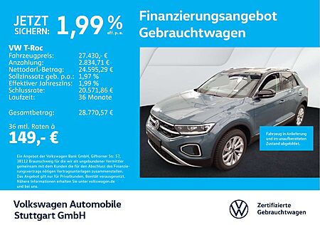 VW T-Roc Volkswagen Style 1.5 TSI DSG Navi AHK Tempomat