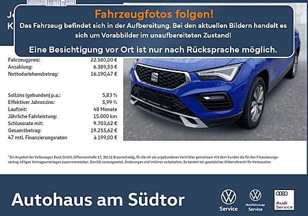 Seat Ateca gebraucht kaufen Seat Ateca Style 2.0 TDI DSG | LED PDC AHK Navi