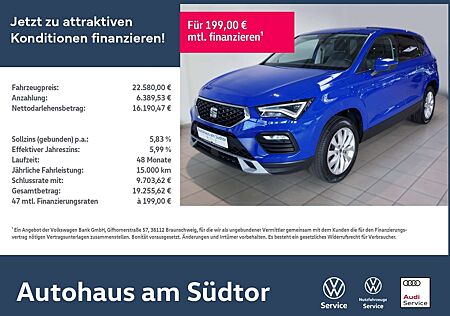 Seat Ateca gebraucht kaufen Seat Ateca Style 2.0 TDI DSG | LED PDC AHK Navi