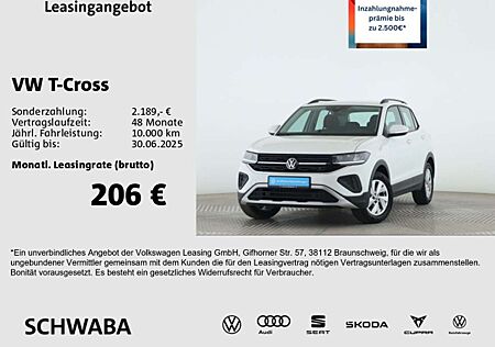 VW T-Cross Volkswagen Life 1.0 TSI LED*VIRTUAL*AHK*ACC*PDC*16"