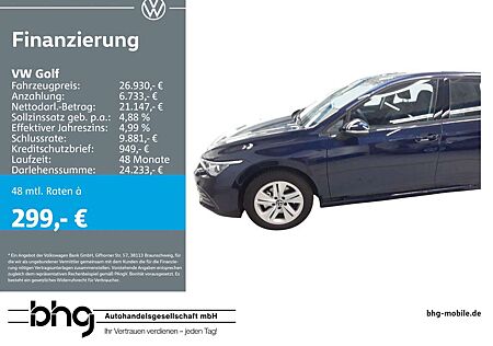 VW Golf Volkswagen 1.0 TSI OPF Life