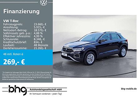 VW T-Roc Volkswagen 1.0 TSI OPF Life