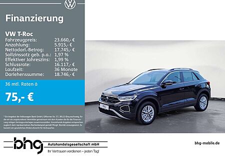 VW T-Roc Volkswagen 1.0 TSI OPF Life
