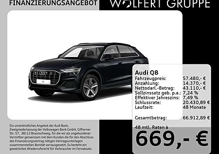 Audi Q8 50 TDI quattro tiptronic AHK*PANO*CARPLAY*ACC