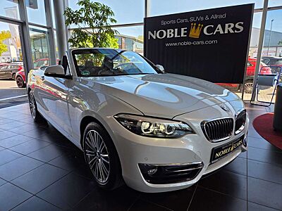 BMW 220 i Cabrio Luxury Line AHK LED NAV SHZ PDC ALU