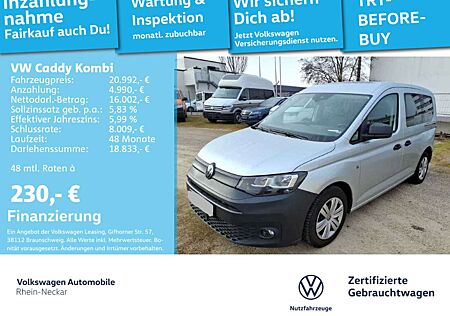 VW Caddy Volkswagen 2.0 TDI Einparkhilfe Klima uvm