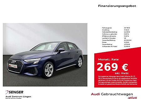 Audi A3 TFSI e S line 40 e LED MMI Kamera