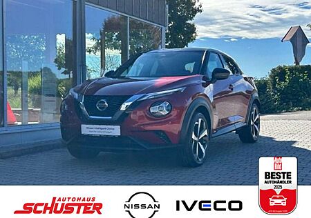 Nissan Juke gebraucht kaufen Nissan Juke 1.0 DIG-T Tekna Autom. NC BHF 2-Farben