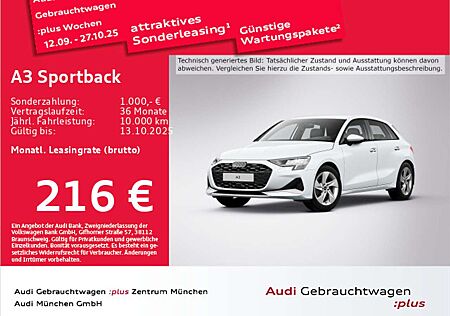 Audi A3 30 TDI advanced AHK/Navi+/Virtual+