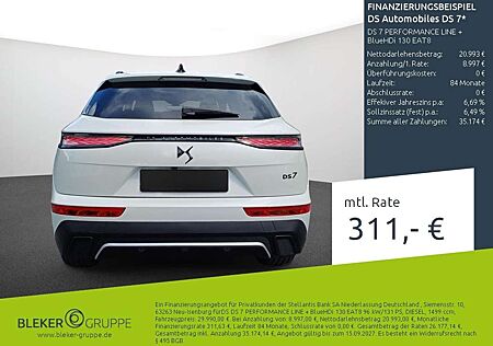 DS Automobiles DS 7 DS 7 PERFORMANCE LINE + BlueHDi 130 EAT8