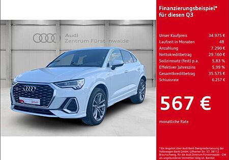 Audi Q3 Sportback 45 TFSI quattro S tronic S line Navi Dig