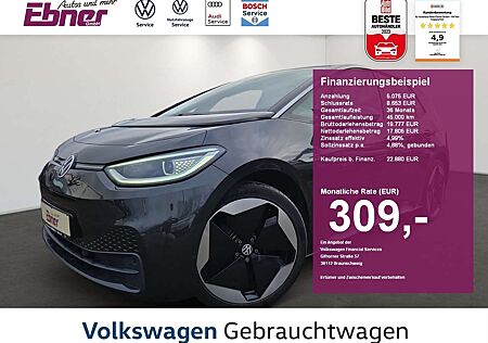 VW ID.3 Volkswagen 1st MAX HEAD-UP+PANO+WPUMPE+MATRIX+ACC+CCS+KAMERA+