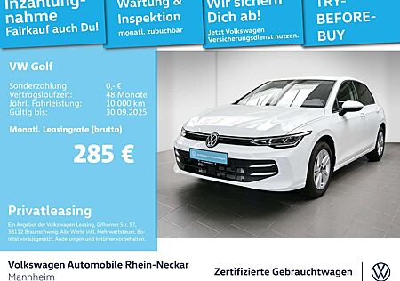 VW Golf Volkswagen VIII 1.5 eTSI Life DSG GAR 2029 App-Connect