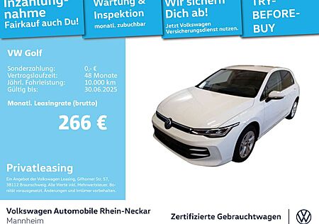 VW Golf Volkswagen VIII 1.5 eTSI Life DSG GAR 2029 App-Connect