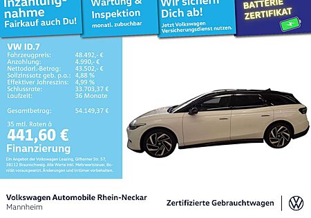 VW ID.7 Volkswagen Tourer Pro AHK LED NAVI und Assistenten
