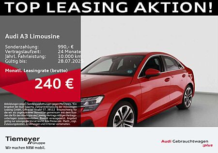 Audi A3 35 TDI ADVANCED MATRIX LM18 KAMERA