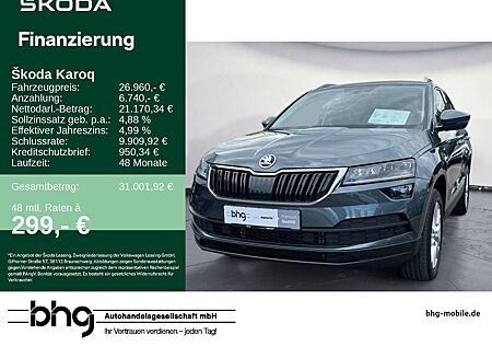 Skoda Karoq Drive 1,5 TSI ACT DSG LED Kamera AHK Navi