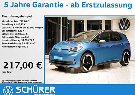 VW ID.3 Volkswagen Pro S 5-Sitze AHK Wärmepumpe DCC Pano 360°