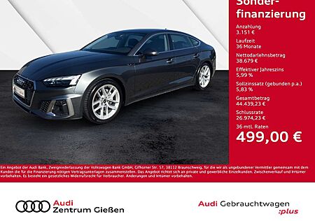 Audi A5 Sportback 40 TFSI S line MATRIX-LED ACC Navi