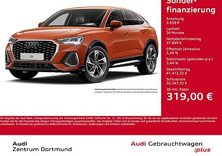 Audi Q3 Sportback 35 S LINE AHK LM19 ACC NAVI+ SITZHZ