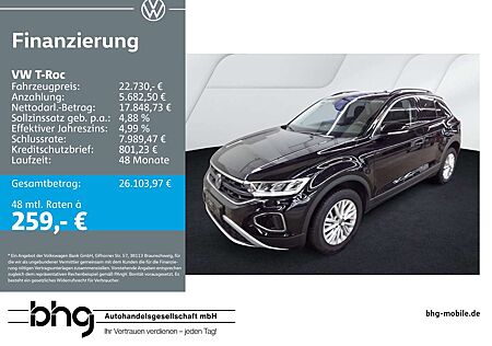 VW T-Roc Volkswagen 1.0 TSI Navi Infotainment-Paket Sitzheizg
