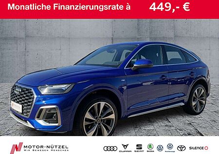 Audi Q5 40 TDI QU S-LINE LED+NAV+RFK+GRA+21
