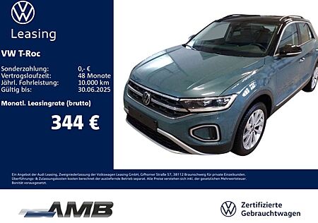 VW T-Roc Volkswagen Style 1.5 TSI DSG/AHK/Pano/Standh/02.29Gar