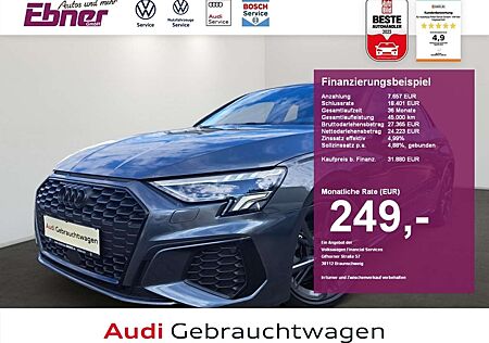 Audi A3 SPORTBACK S-LINE 35TFSI S-TRONIC KAMERA+NAVI+APP+L