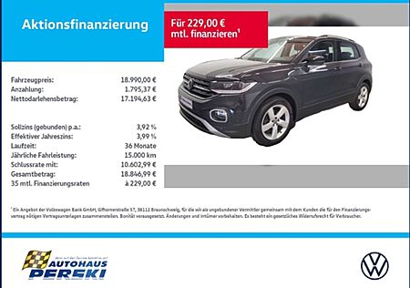 VW T-Cross gebraucht kaufen VW T-Cross Volkswagen 1.0 TSI Style KLIMA, LED, APP-CONNECT, ACC