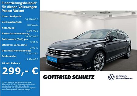 VW Passat Variant Volkswagen R-LINE TDI DSG ACC NAVI AHK STANDHZG