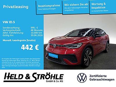 Volkswagen ID.5 Pro IQ-LED WÄPU AHK PANO BLACK HuD 360° 21"
