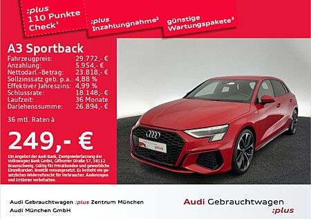 Audi A3 35 TFSI S tronic 2x S line Matrix/A