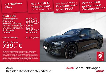 Audi SQ8 4.0 TFSI Q. AHZV Standhzg. Pano Matrix Navi