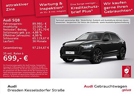 Audi SQ8 4.0 TFSI Q. AHZV Standhzg. Pano Matrix Navi