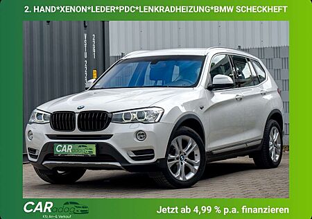 BMW X3 f25xDrive 30d*2HAND*AUT*XENON*AHK*BMWSCHECKHEFT*