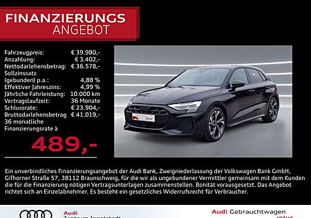 Audi A3 Sportback 35 TDI 2x S line MATRIX AHK SONOS S line
