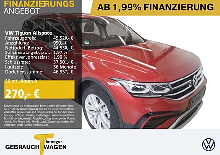 VW Tiguan Allspace Volkswagen 2.0 TDI DSG 4M ELEGANCE 7-SITZE
