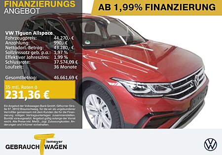 VW Tiguan Allspace Volkswagen 2.0 TDI DSG 4M ELEGANCE 7-SITZE