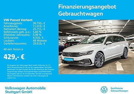 VW Passat Variant Volkswagen GTE 1.4 TSI Hybrid DSG Navi AHK