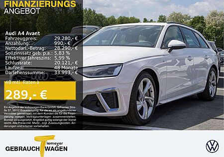 Audi A4 40 TFSI Q S LINE NAVI PDC DAB GRA