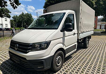 VW Crafter Volkswagen Pritsche 35 Trendline mittellang FWD mit Plane