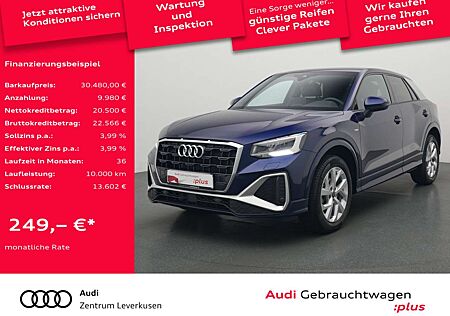 Audi Q2 2 TFSI S line SPORTSITZE AHK APP PDC SHZ LEDER