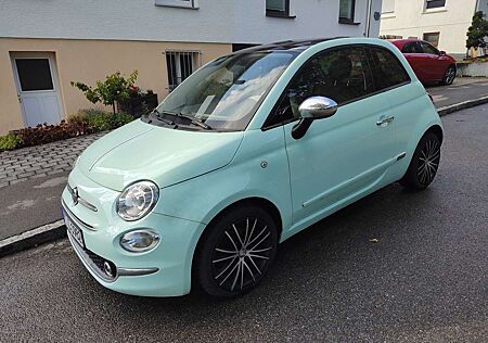 Fiat 500 Lounge Start/Stopp, 8fach bereift neu, TOP Zustand
