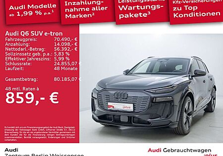 Audi Q6 e-tron Q6 *QUA*S-LINE*B&O*LUFT*MATRIX*PANO**