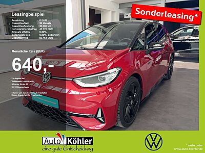 Volkswagen ID.3 GTX AHK/W-Pumpe/CarPlay/Kamera/Matrix/360