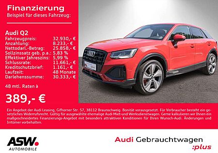 Audi Q2 Advanced 35 TFSI LED PDC SHZ OptikSchwarz AHK