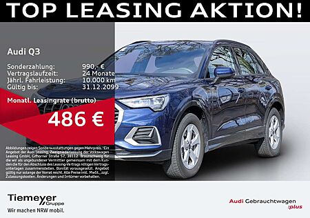 Audi Q3 40 TFSI Q ADVANCED LEDER KAMERA AHK eSITZE