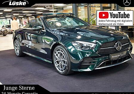 Mercedes-Benz E 450 4M Cabrio AMG Line smaragdgrün Burmester